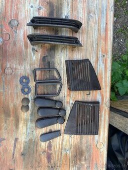 Predám tieto hnedé veci do interiéru golf mk2 , Jetta mk2