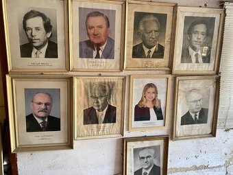 Originalne obrazy prezidentov - 1