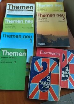 Predám themen neu 1,2 a anglický jazyk
