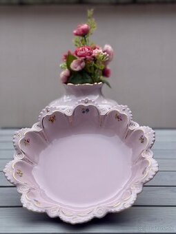 Misa z H&C ružového porcelánu