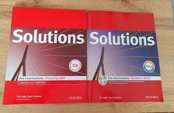 Učebnica a pracovný zošit Solutions Pre Intermediate