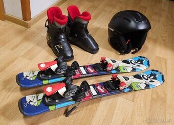 Lyže 70, lyžiarky Nordika 185 , prilba Blizzard Mega 52-58, - 1