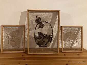 Paličkovaná čipka - obraz