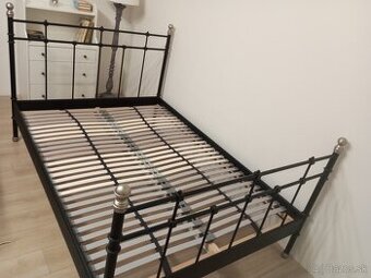 kovová posteľ Ikea 140x200