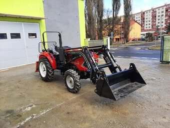 Predám malotraktor 40hp 4x4 + čelny nakladač