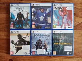 Predám hry na Playstation 5