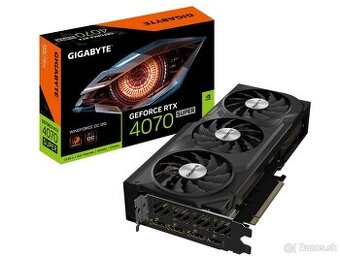 Predám GIGABYTE GeForce RTX 4070 SUPER WINDFORCE OC 12G