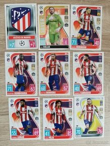 Atletico Madrid - futbalové kartičky