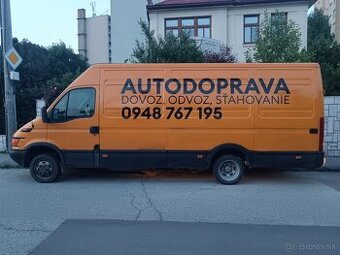 Ponúkam dopravu, dovoz, sťahovanie