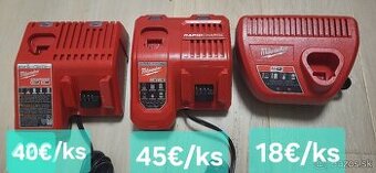 Milwaukee nabíjačky a príslušenstvo