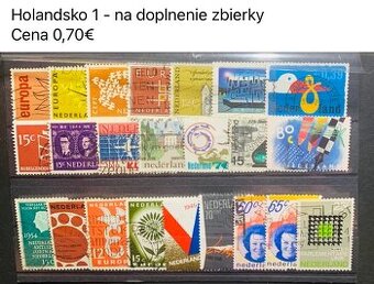 Postove znamky Holandsko