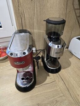 Pakovy kávovar a mlyncek delonghi