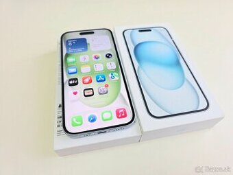 APPLE IPHONE 15 128GB,BLUE ,BATERKA 100%