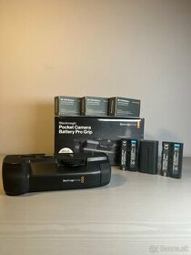 Blackmagic Pocket Cinema Camera Battery Pro Grip +3 batériky
