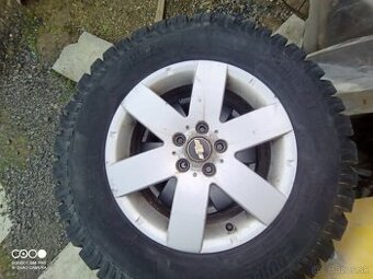 Alu disky 5x115 s terénnymi pneu