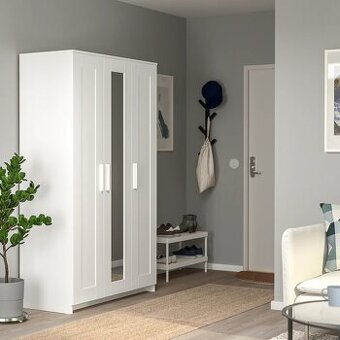 Ikea - BRIMNES Trojdverová skriňa 117x190cm Nová