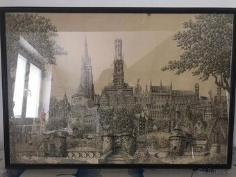 Katedrála,France,78x54cm