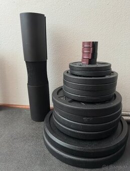 Predám kotúče 50kg, tyč 155cm,120cm ezeta 120cm