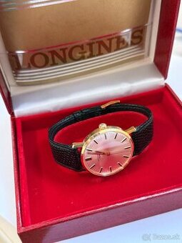 Zlaté hodinky Longines 18 karát