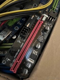 Risery PCI-E 1x na 16x
