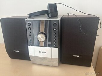 Predám mikrosystém Philips MCM204 – USB, CD, FM