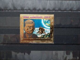 Poštové známky č.1018 - Komorské ostrovy - J.F.Kennedy