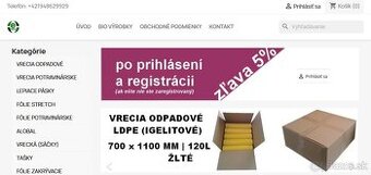 Predáme zabehnutý e-shop s 10-ročnou históriou