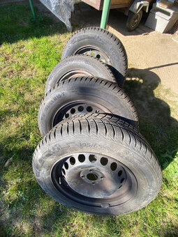 Zimné kolesá 4x100 pneu 195 65 R15 rok 2022
