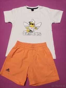 Adidas - kraťasy a tričko veľkosť 9-10rokov (134-140)
