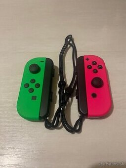 Nintendo Switch Joy-Con ovladače Neon Green/Neon Pink