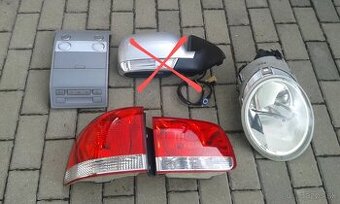 Diely Volkswagen Touareg 7L,svetlo New Beetle a iné diely