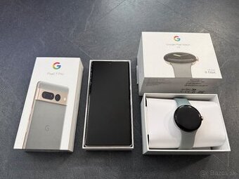 Google Pixel 7 Pro & Watch LTE – Štýlový Hazel Set