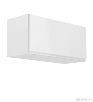 Horná kuchynská skrinka G80K Aurellia (biela + biely lesk)