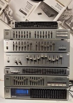 SERIA =7x Equalizer TECHNICS strieborny, vyroba Japan = Eq2