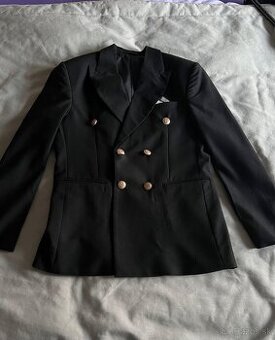 Dvojradove cierne sako