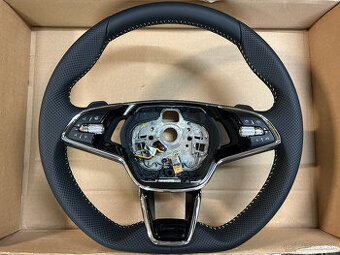 DSG skosený volant Octavia Superb Kodiaq Karoq vyhrievaný