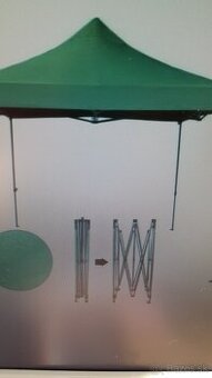 nožnicový altánok 3x3 m