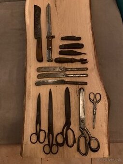 Staré nožnice nože