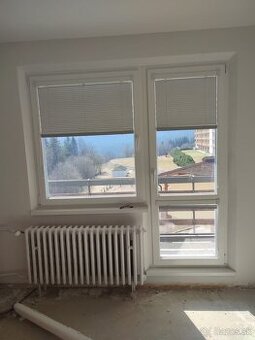 Balkónové okno 120×143 a balkónové dvere 84×218