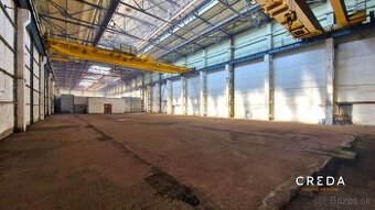 CREDA | prenájom 1 500 m2 výrobná / skladová hala, Martin