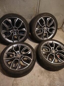 4ks alu disky orig. Škoda 5x112 R19 pneu 225/40 r19