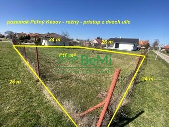 pozemok 618 m2 Poľný Kesov ID 550-14-MIGa
