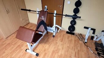 Predám set domácu posilňovňu , činky