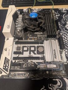 AsRock B250 pro4 + i3 6100 + 4gb