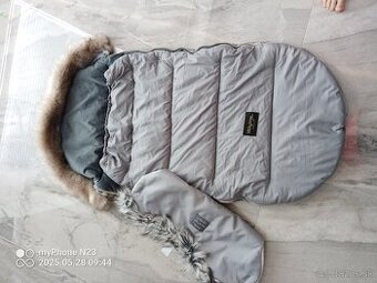 Zimný fusak 110cm a rukávnik na kočík