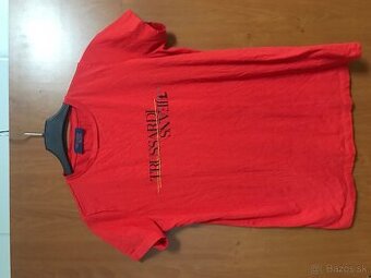TRUSSARDI originál Red damske tricko L