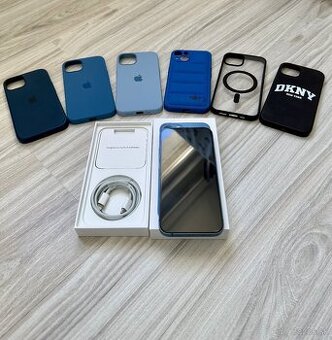 Predám iPhone 13 128GB – modrý, výborný stav