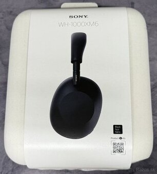 Nové bezdrôtové slúchadlá Sony WH-1000XM6 + PUZDRO