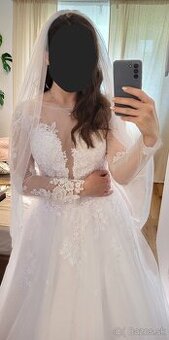 💍✨ Nádherné snehobiele svadobné šaty
