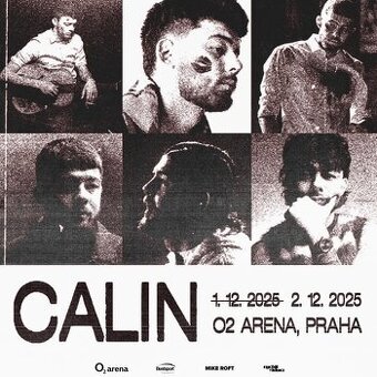TiketSwap Calin Praha 2.12.2025 O2 Aréna